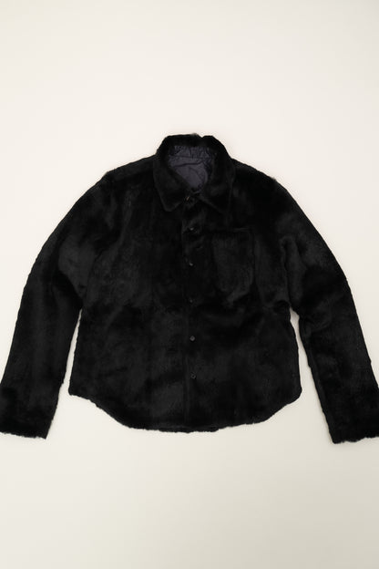 LAWRENCE STEELE FUR BUTTON UP
