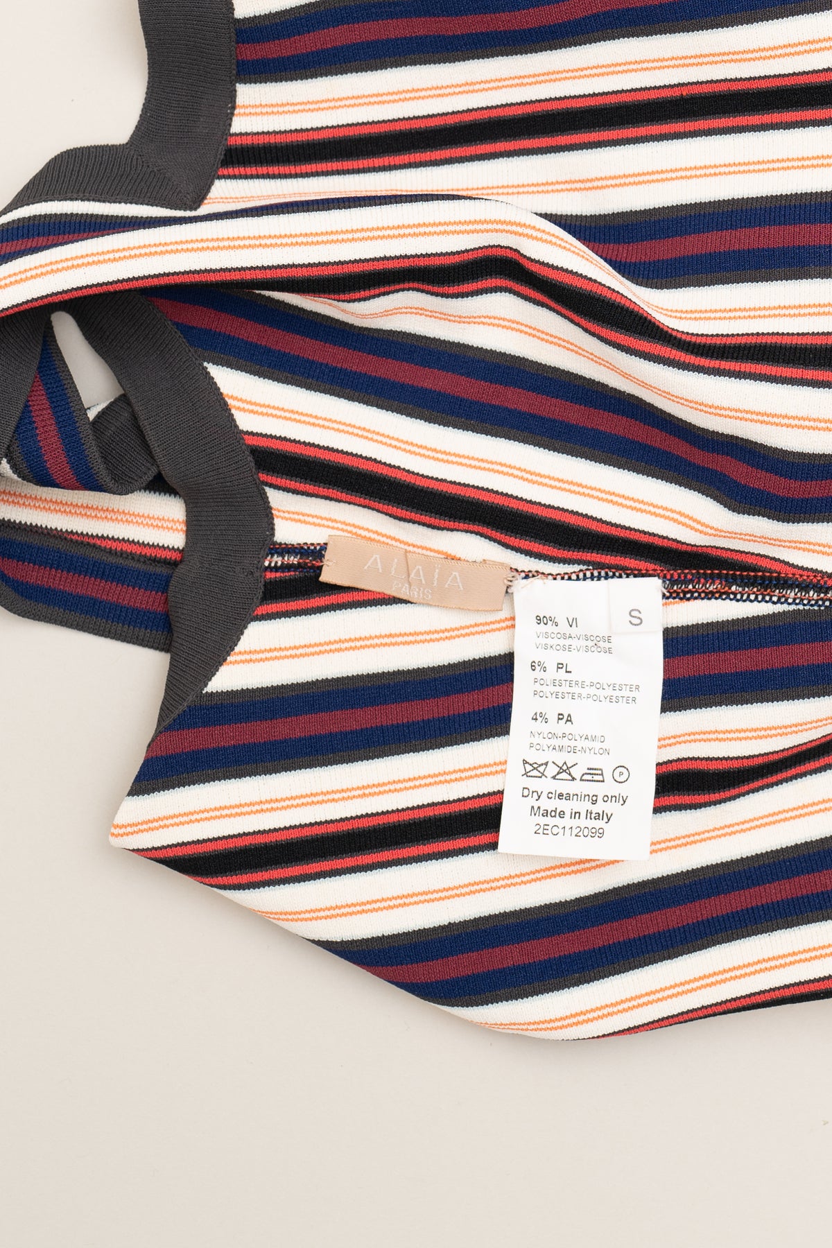 ALAIA STRIPED TANK