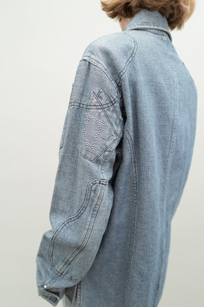 VOYAGE PASSION DENIM BUTTON UP