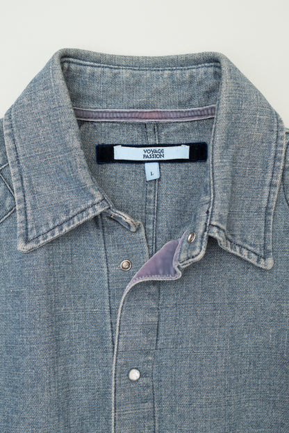 VOYAGE PASSION DENIM BUTTON UP
