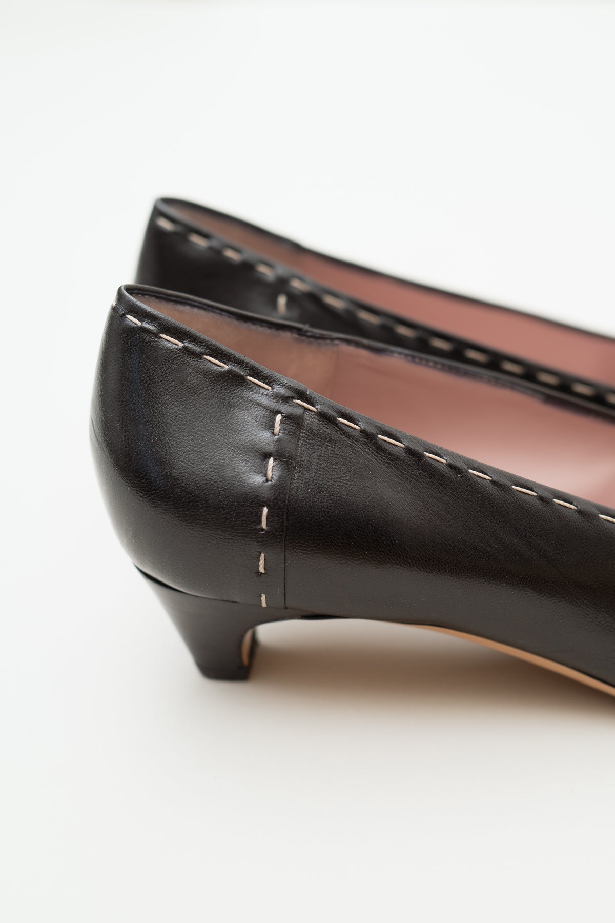 PRADA HEELED LOAFERS