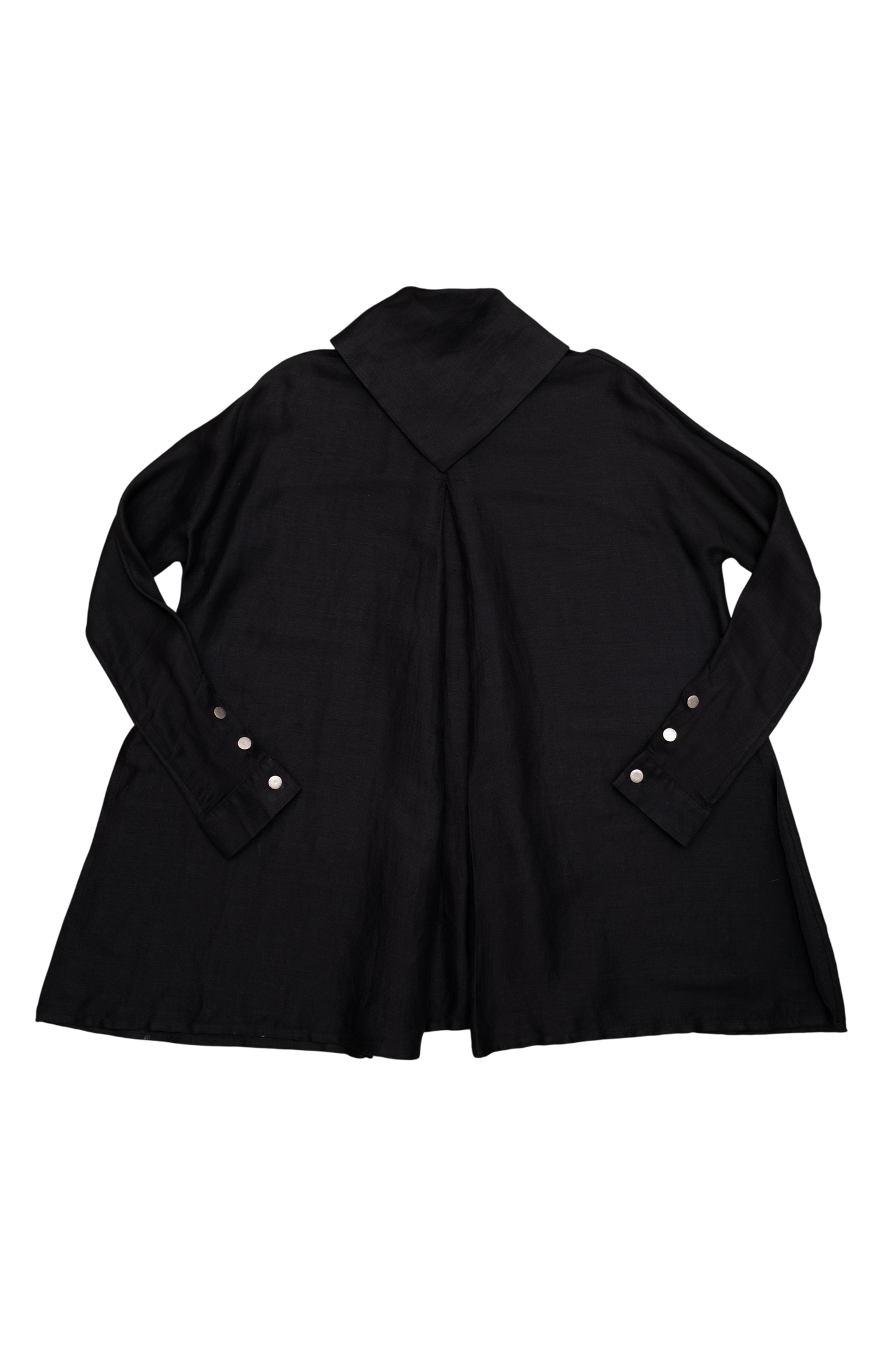 CLAUDE MONTANA LINEN TOP