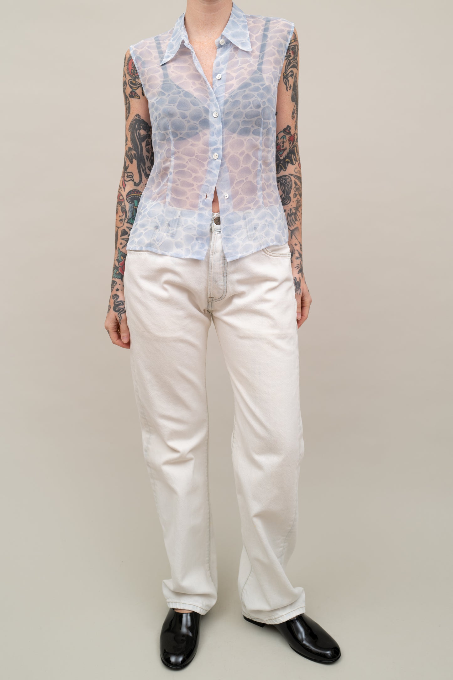 AGNES B. SHEER TOP