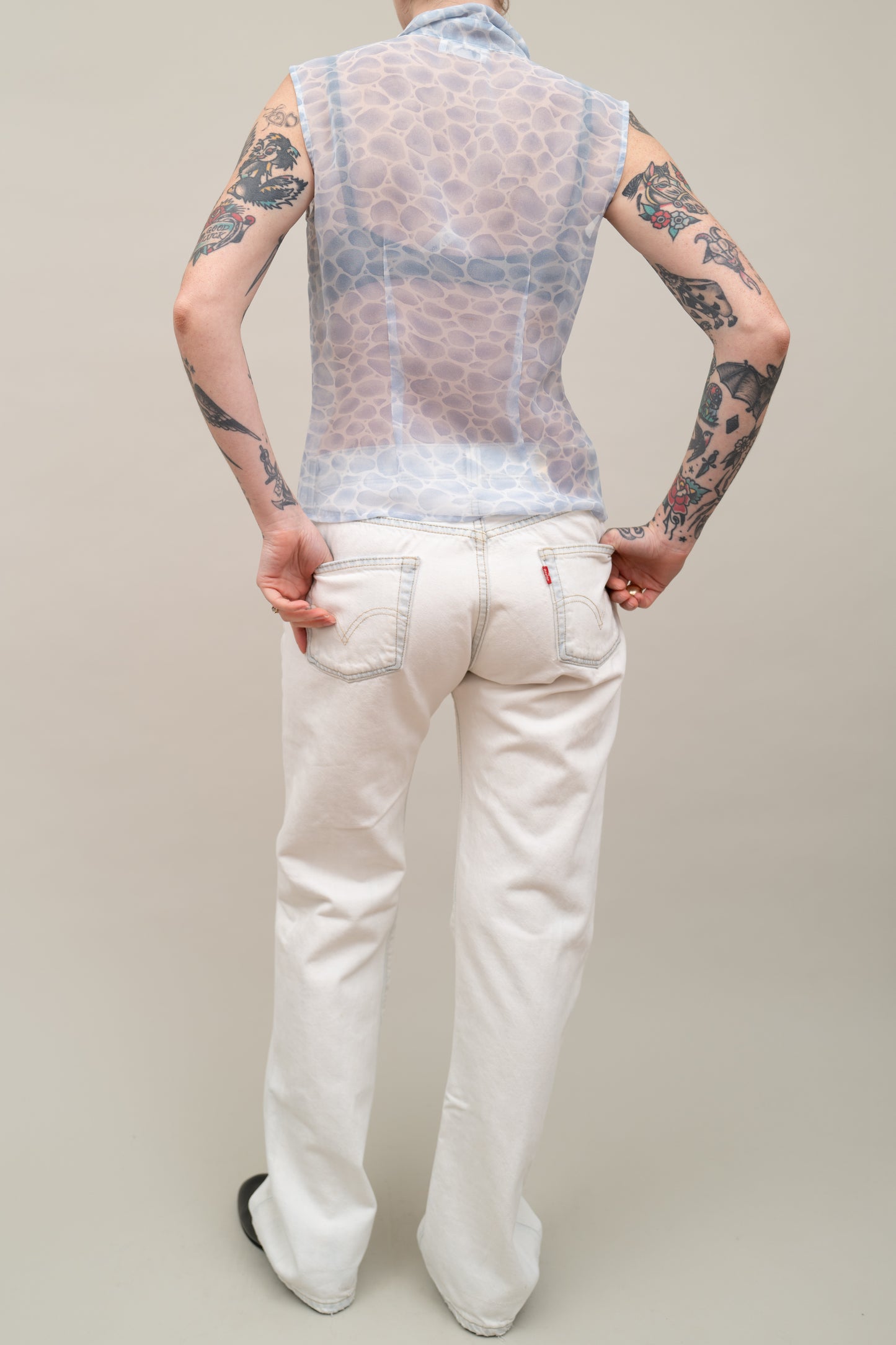 AGNES B. SHEER TOP