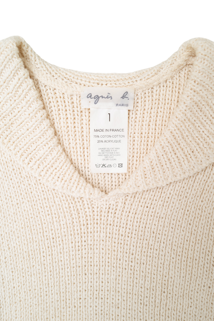 AGNES B. KNIT TOP
