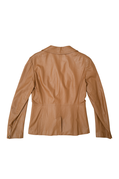 SPORTMAX LEATHER BLAZER