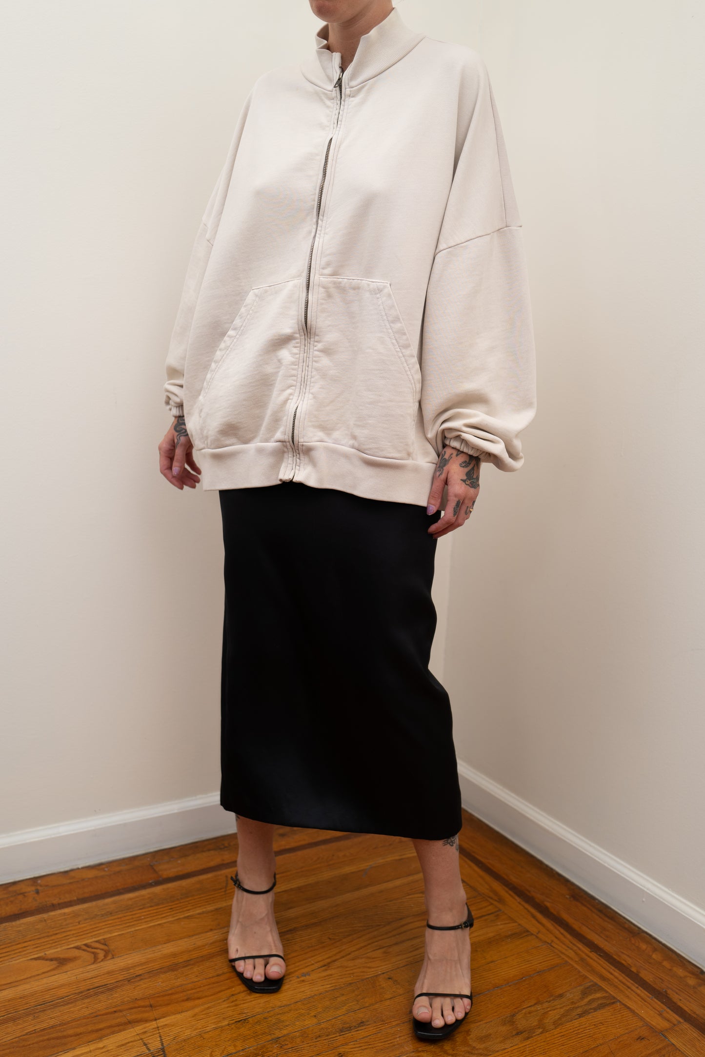 WILLY CHAVARRIA ZIP UP SWEATER