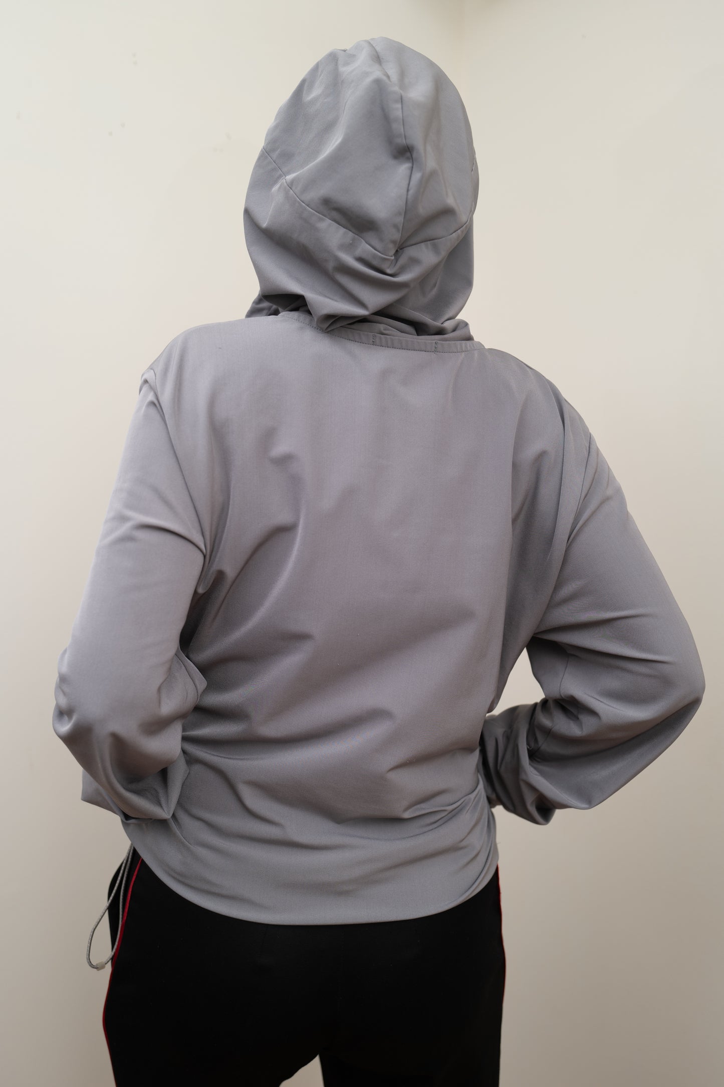 GIRBAUD STRETCH HOODED TOP