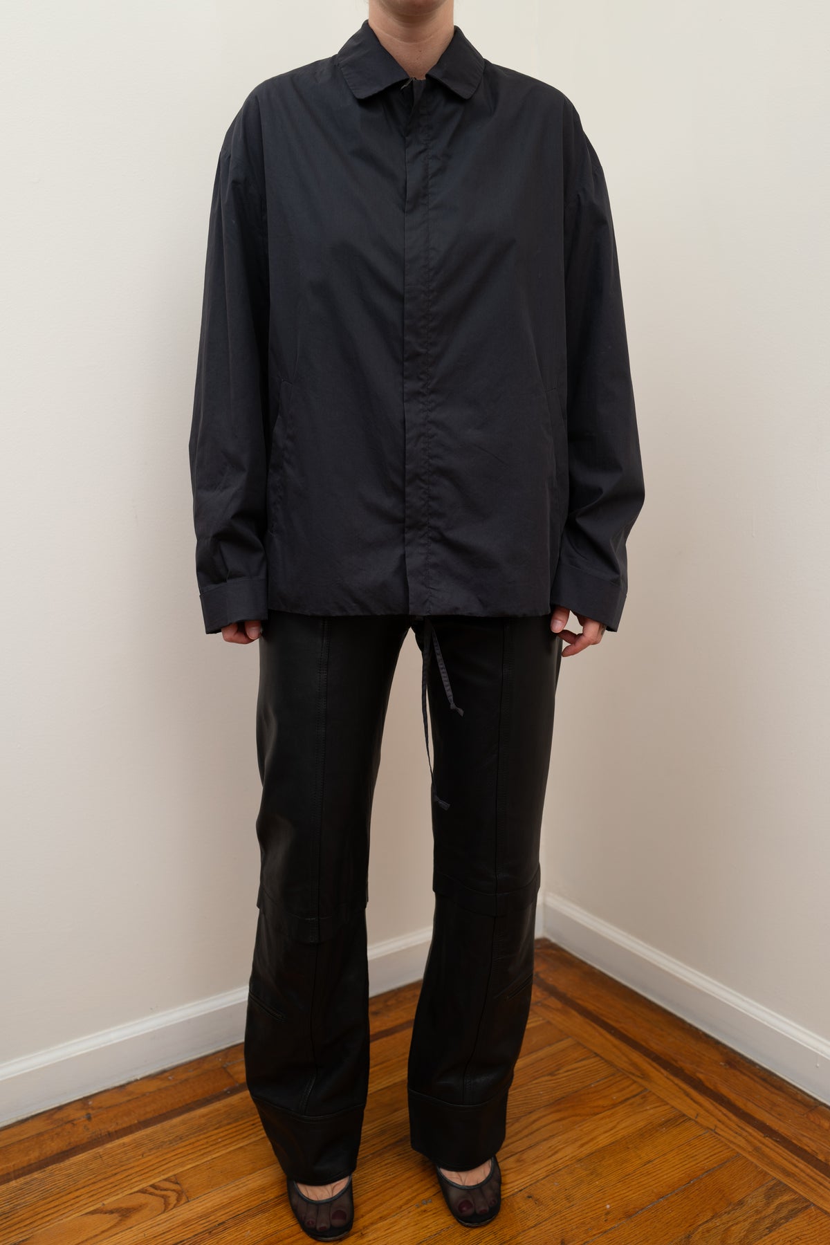 DONNA KARAN ZIP UP JACKET