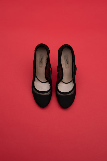 PRADA MESH HEELS