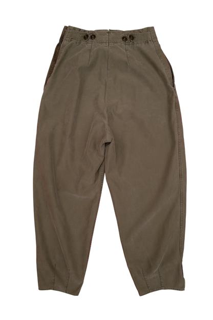 VINTAGE PLEATED ARMY PANTS