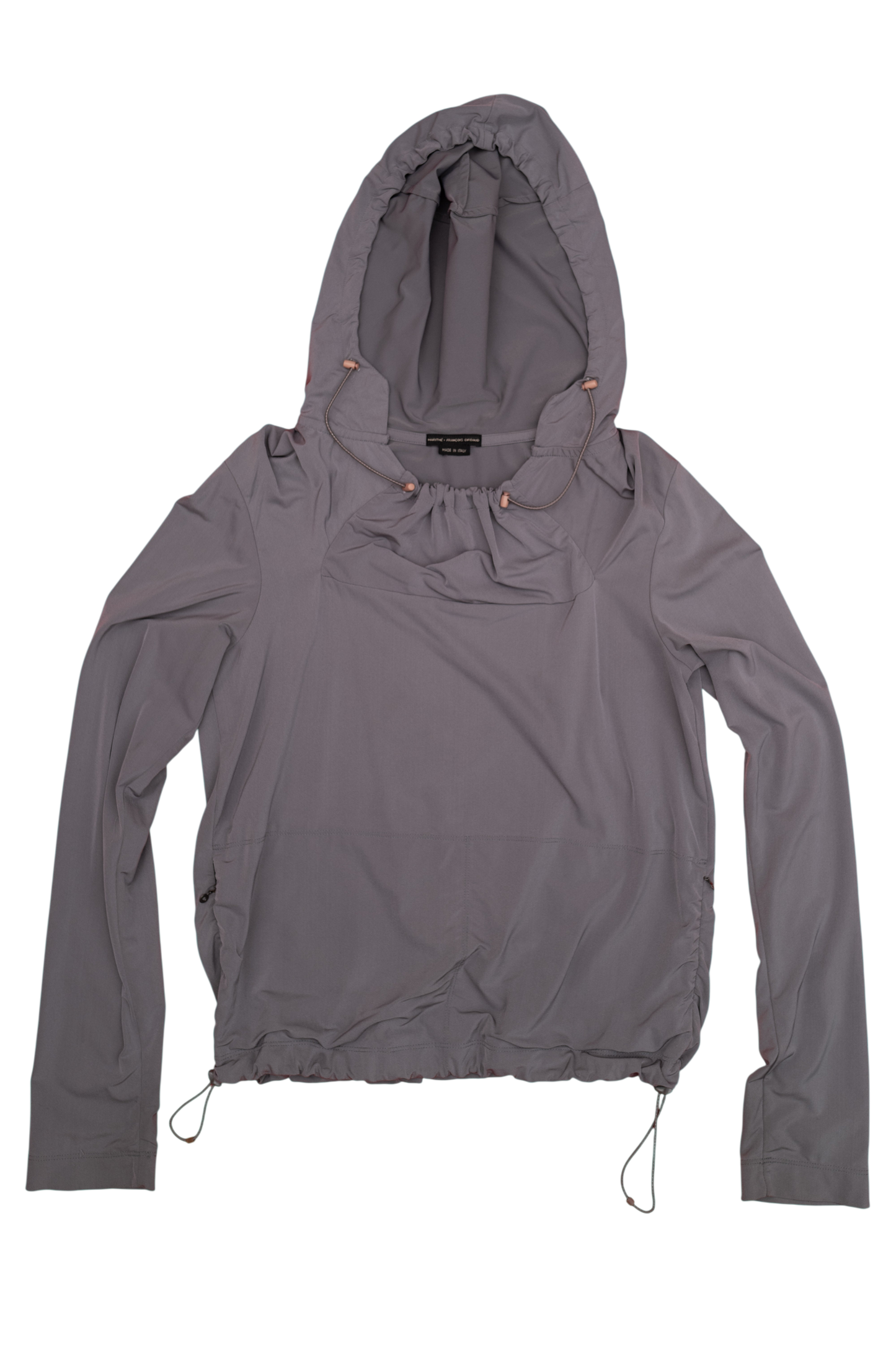 GIRBAUD STRETCH HOODED TOP