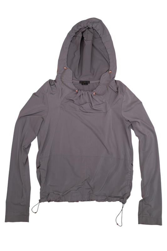 GIRBAUD STRETCH HOODED TOP