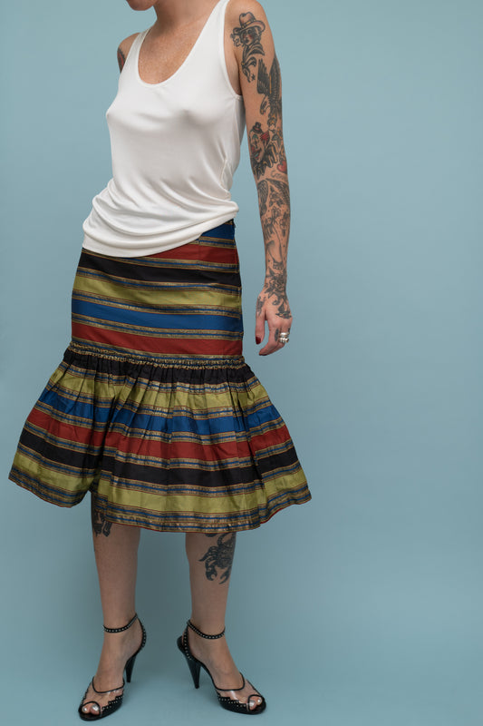 VINTAGE PEPLUM SKIRT