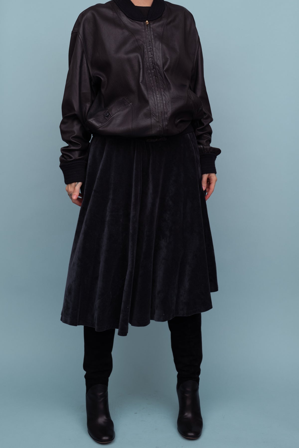 DRIES VAN NOTEN ASYMMETRICAL SKIRT