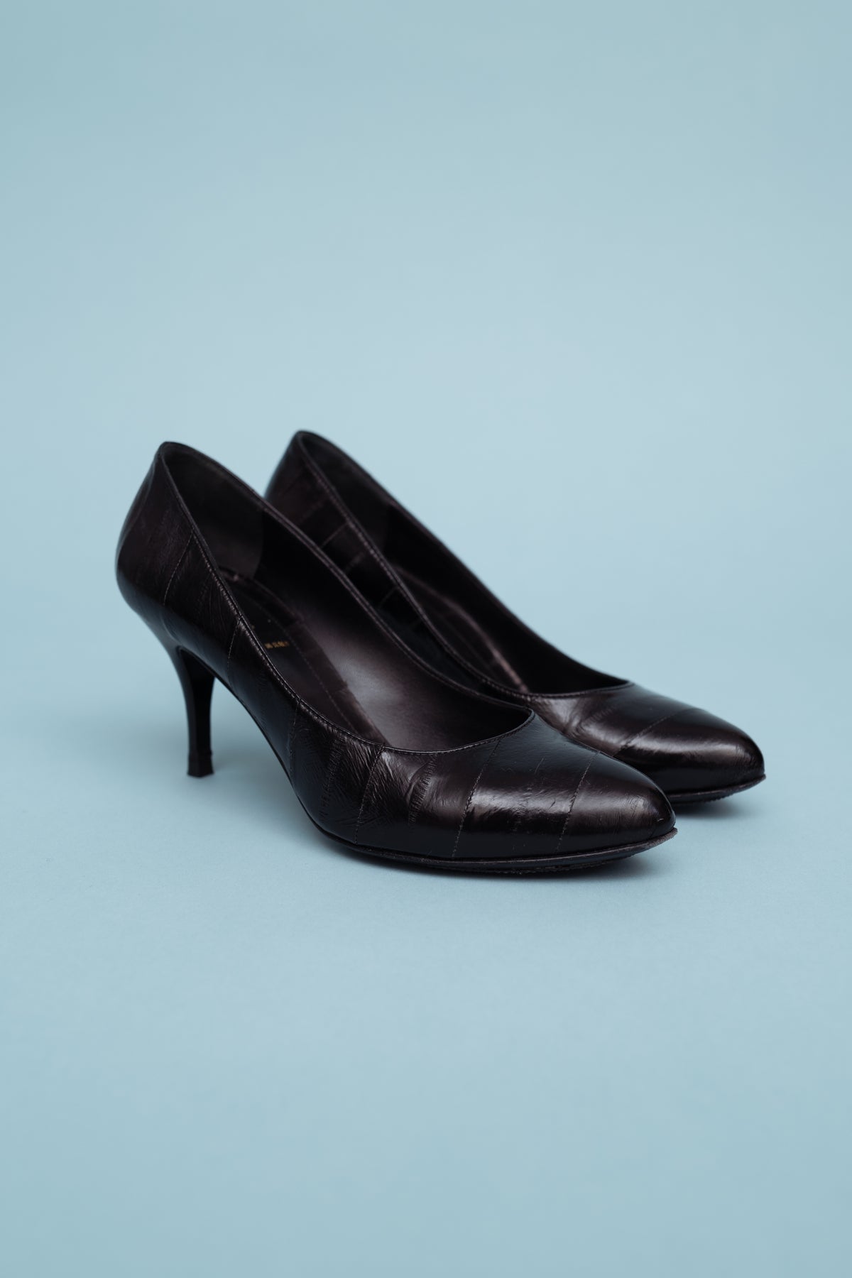 FENDI EEL SKIN PUMPS