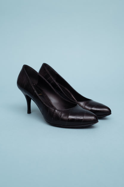 FENDI EEL SKIN PUMPS