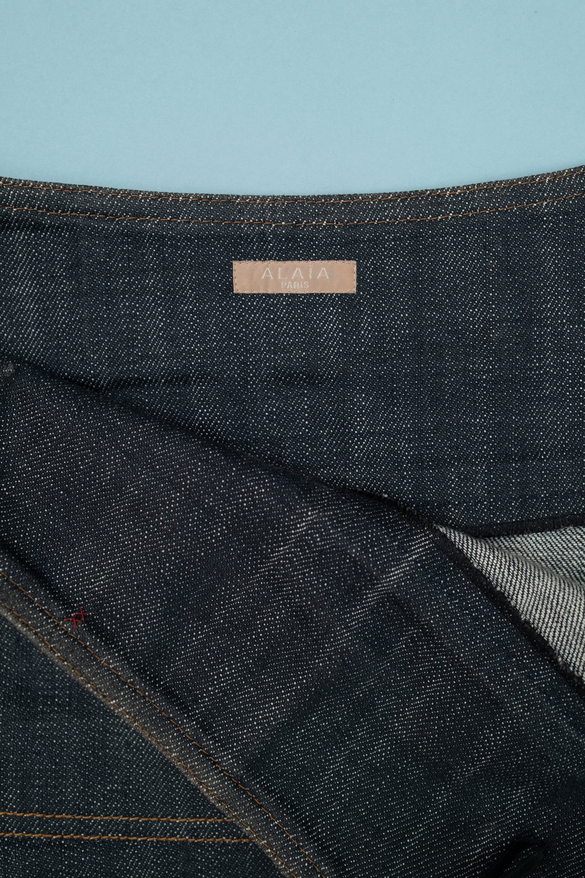 ALAIA DENIM SKIRT