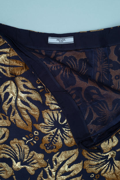 PRADA LAMÉ SKIRT, 2016