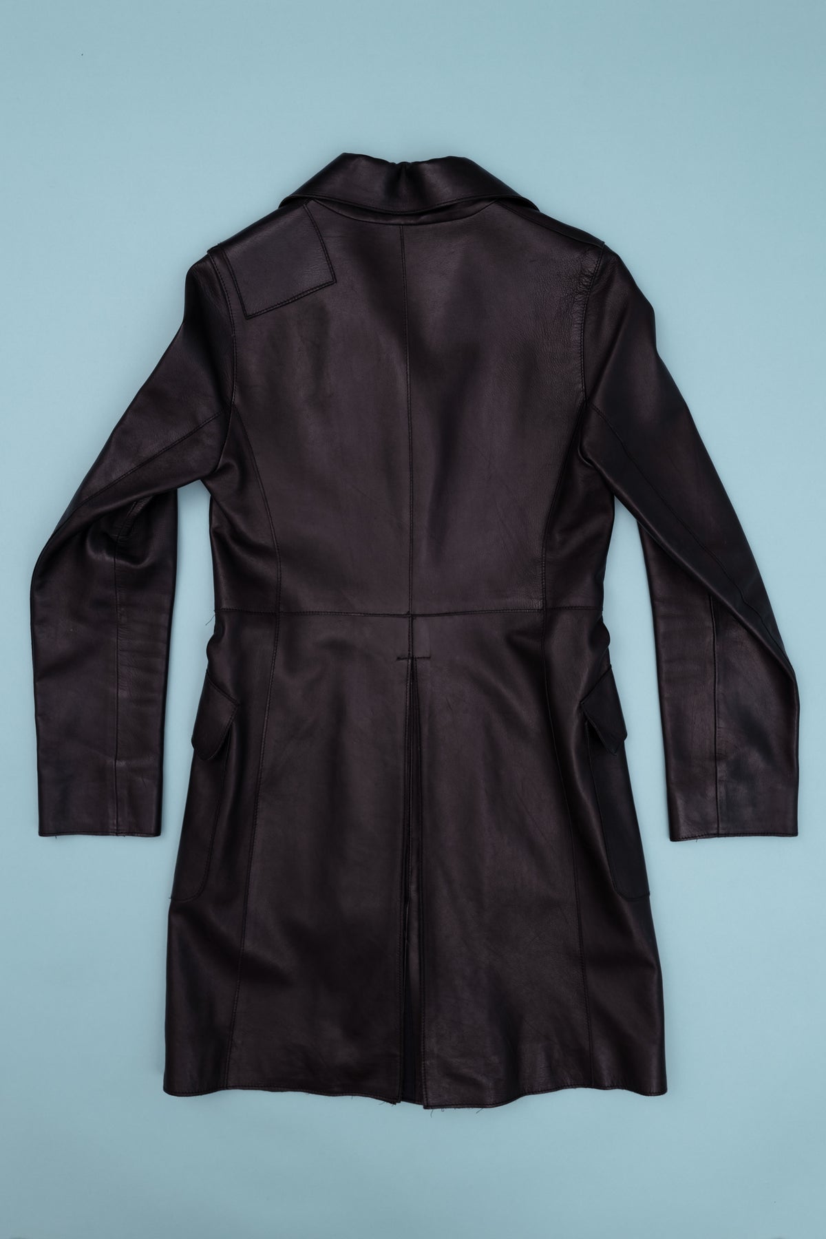 DONALD PLINER LEATHER COAT