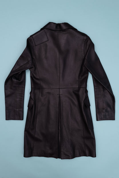 DONALD PLINER LEATHER COAT
