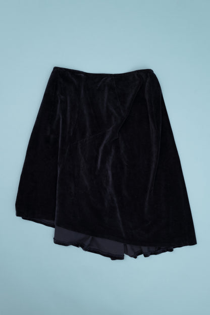 DRIES VAN NOTEN ASYMMETRICAL SKIRT