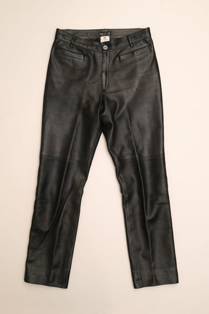 AGNES B. LEATHER PANTS, 90'S