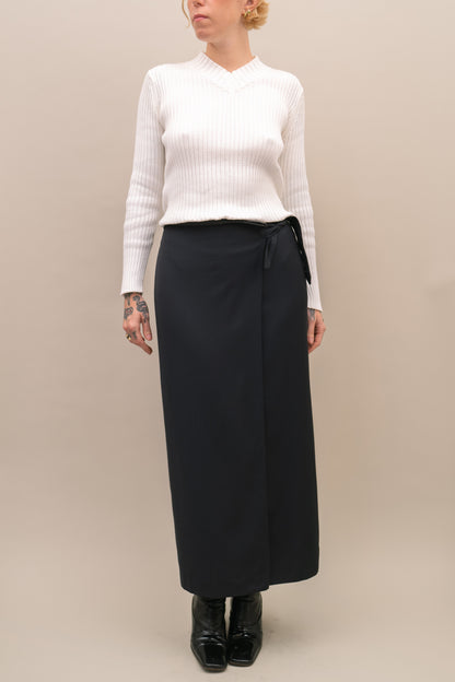 DRIES VAN NOTEN WRAP SKIRT, 90'S