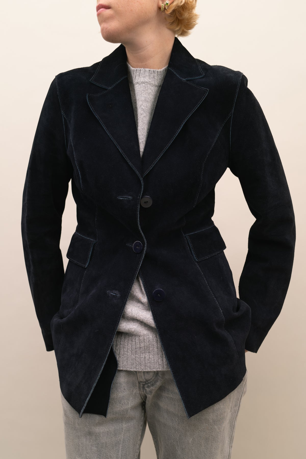 PHILOSOPHY DI ALBERTA FERRETTI SUEDE JACKET