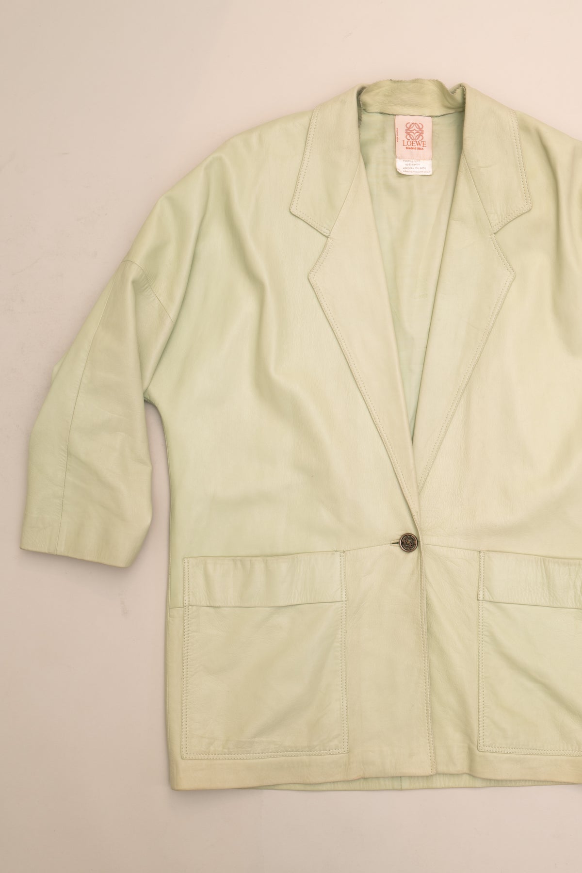 LOEWE LEATHER JACKET, 80'S