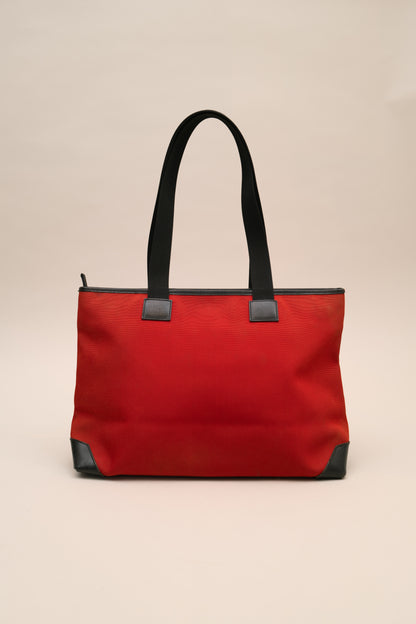 GUCCI NYLON/LEATHER TOTE