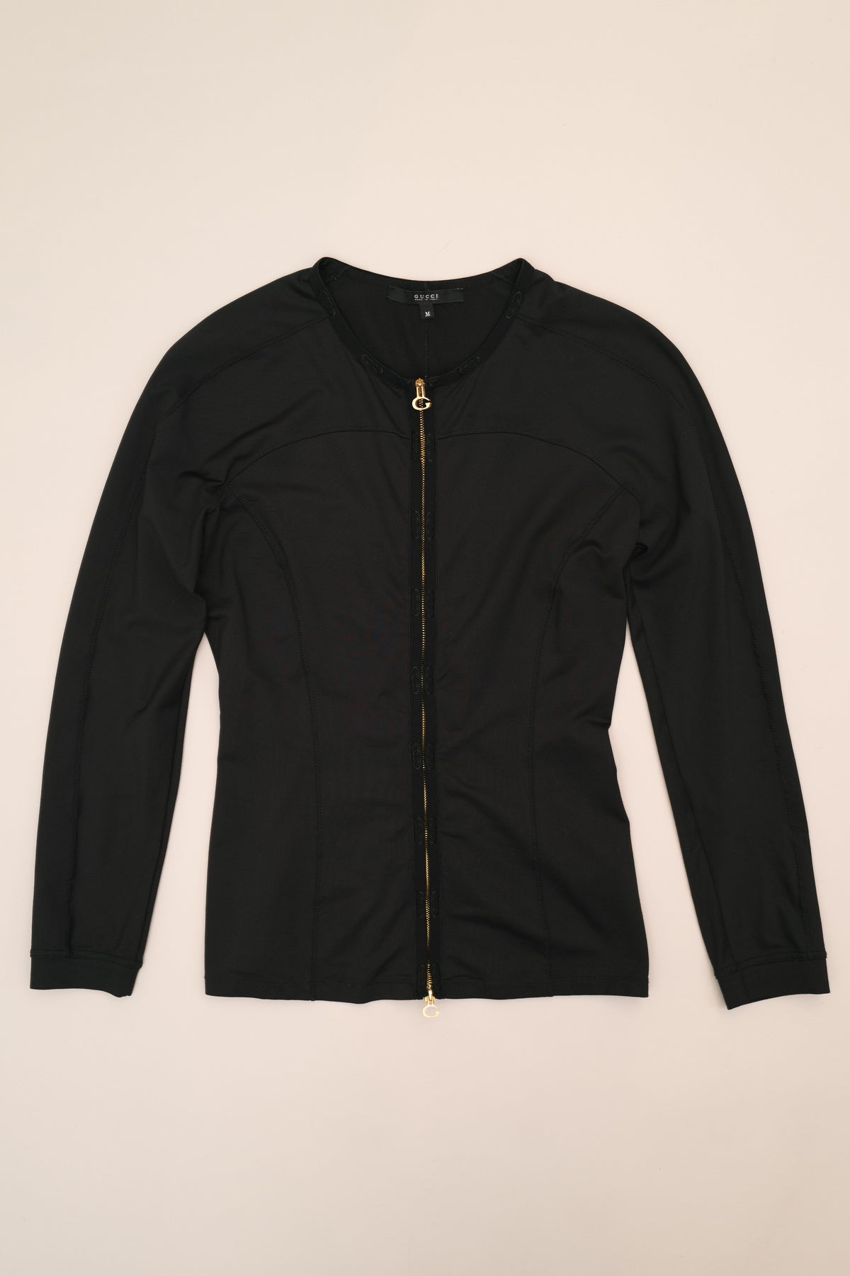 GUCCI DOUBLE ZIP TOP, 90'S