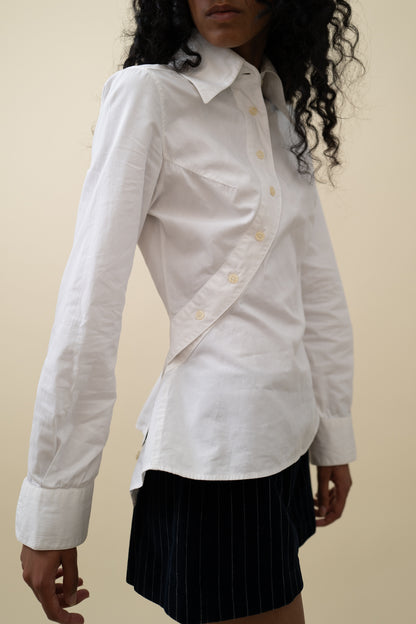 ALEXANDER MCQUEEN 1996 DIAGONAL BUTTON UP