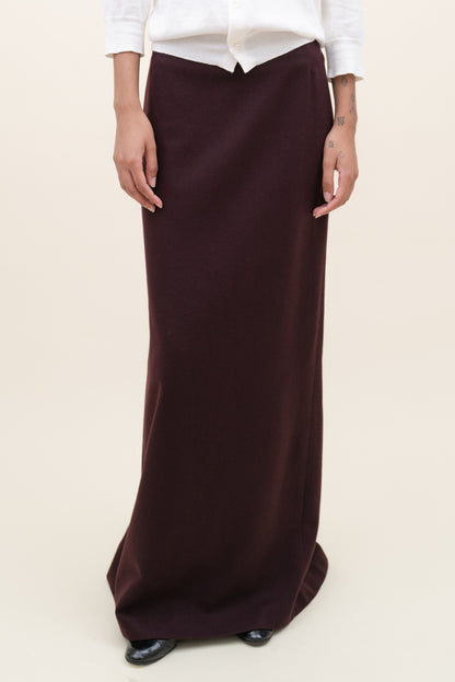 90s DRIES VAN NOTEN DOUBLE LAYERED SKIRT