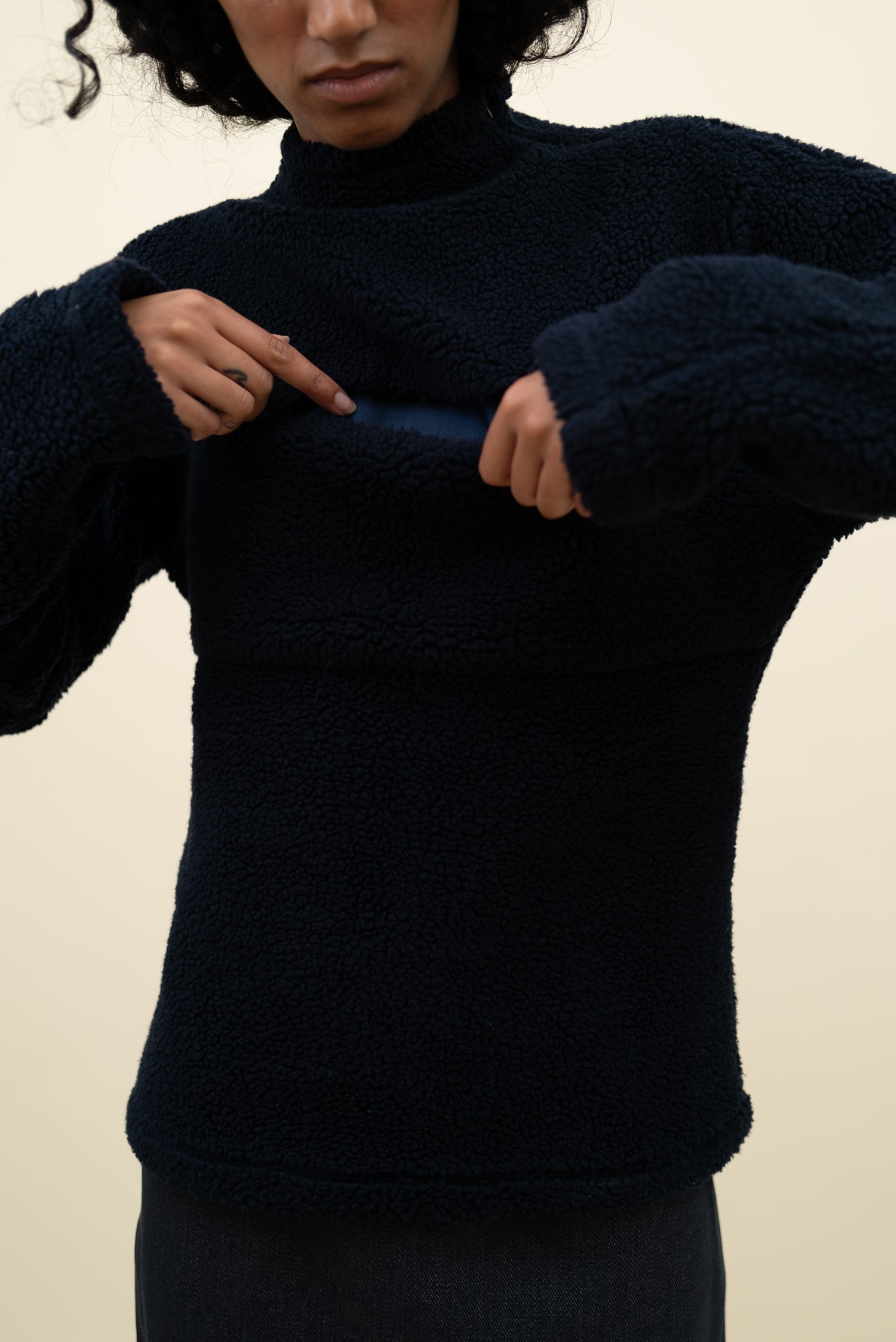 DARYL K FLEECE MOCKNECK