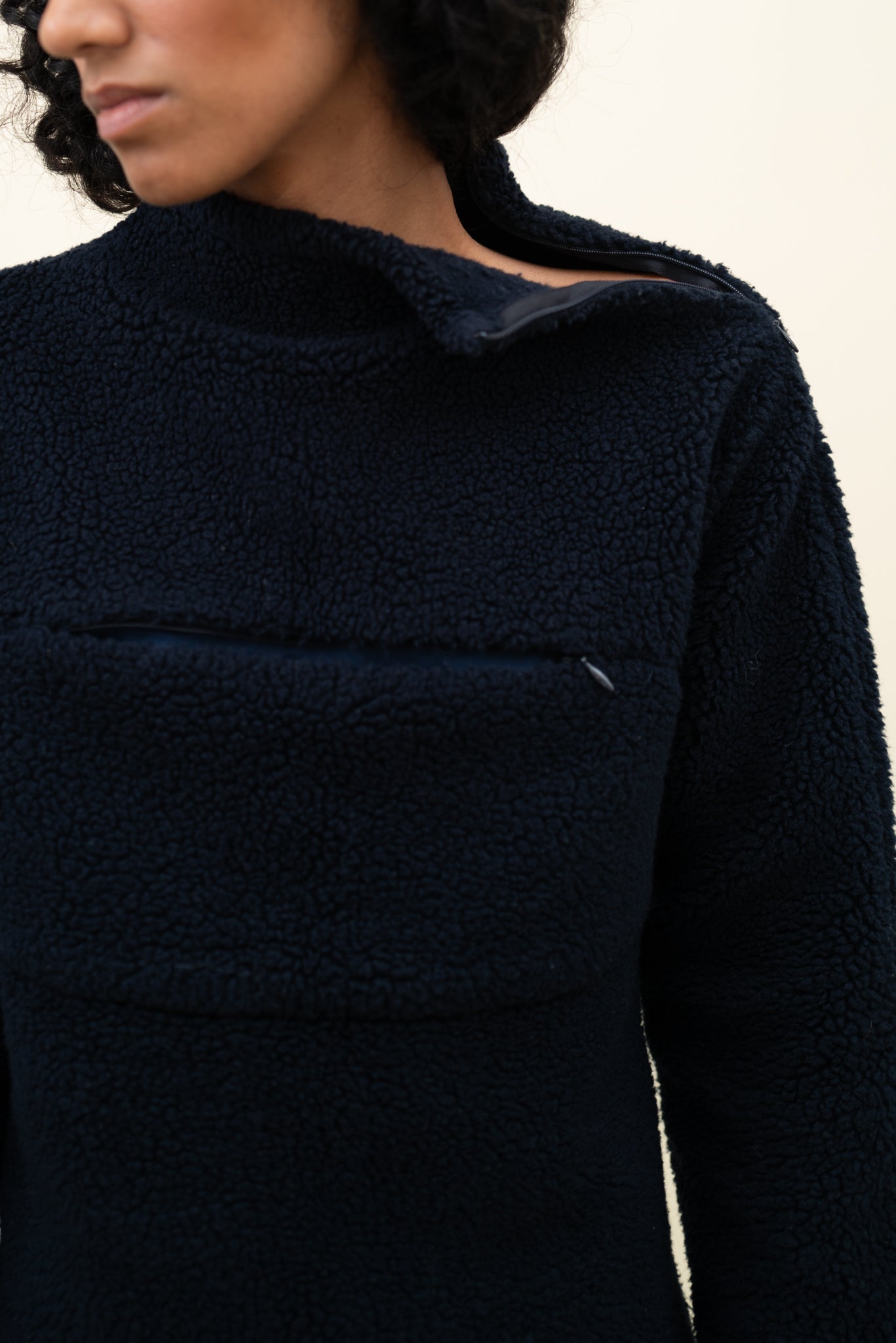 DARYL K FLEECE MOCKNECK