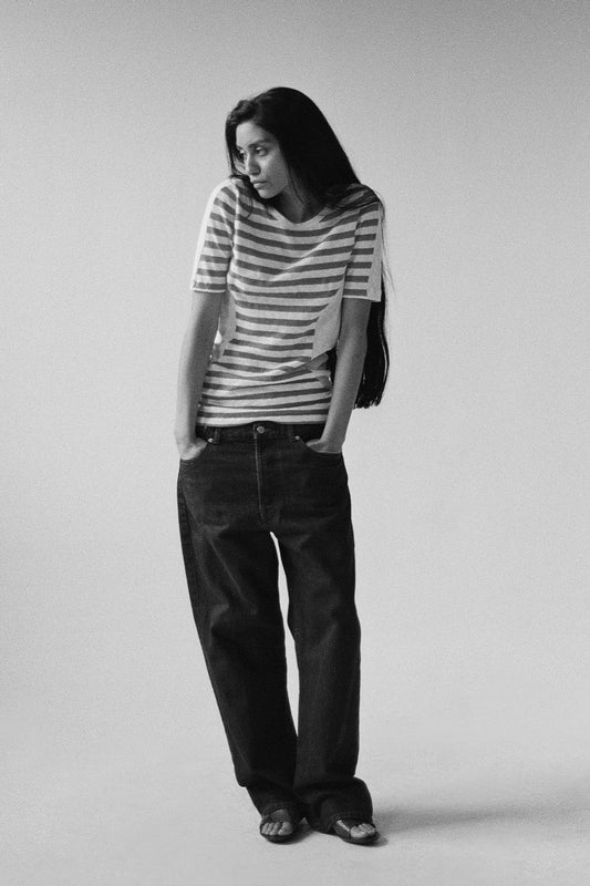 CELINE STRIPED KIT TOP